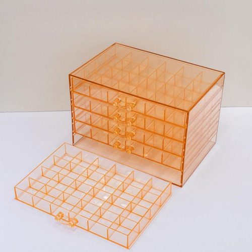 Organizador De Joyería Organización 5 Canteros Naranja