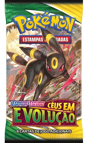 Booster Box Pokemon Céus Em Evolução 36 Booster Copag Rara