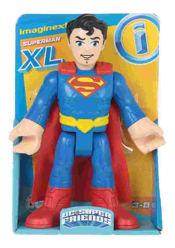 Muñeco Articulado Dc Superman Xl P/ Niños Imaginext Original