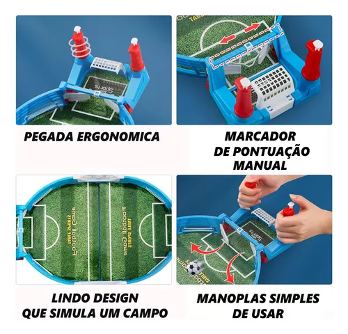 Jogo De Futebol Mesa Infantil Estilo Botão Brinquedo Menino