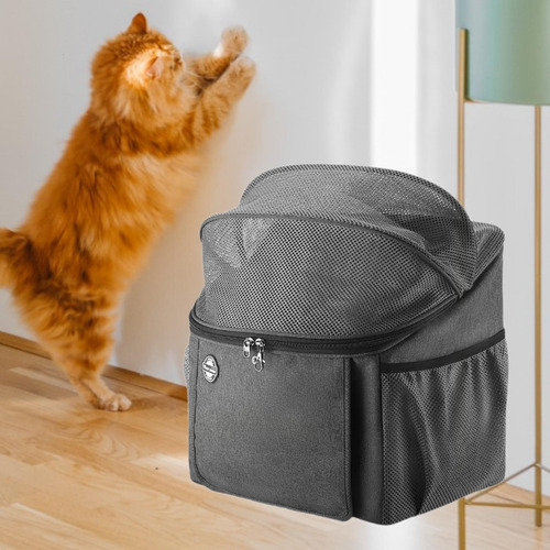 Mochila Para Mascotas, Cesta Para Bicicleta Para Perros, 2