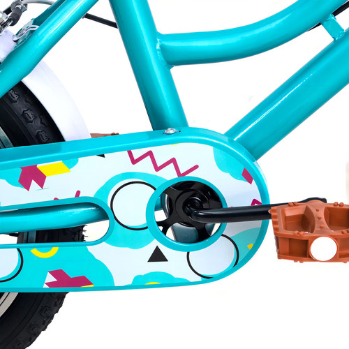 Bicicleta Infantil Tsw Posh Aro 16 Verde Com Roda Lateral Tamanho Do Quadro 7