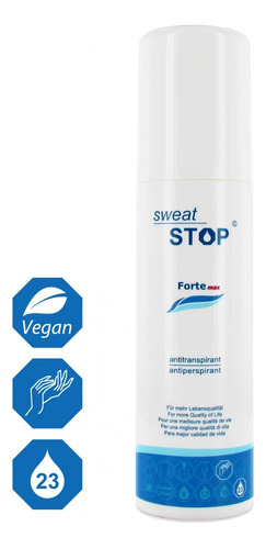 Imagen 1 de 3 de Sweatstop® Forte Max Spray Para Manos- Sudoración Excesiva
