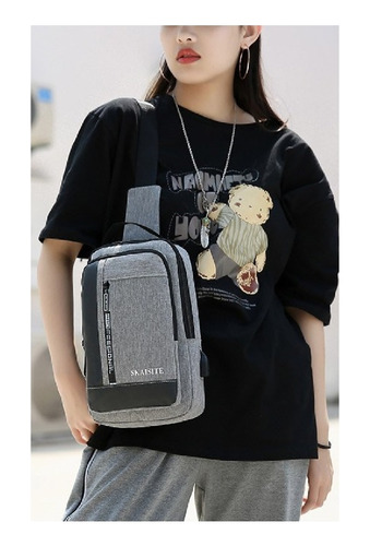 Imagen 3 de 10 de Morral Bandolera Bolso Mochila Cruzada Importada Premium.