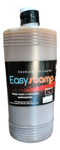 Desmoldante Liquido P/ Concreto Y Muros Estampados Crea 1 Lt