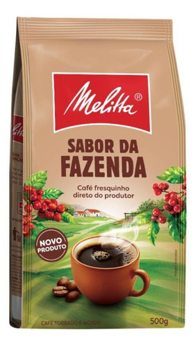 Café Torrado e Moído Melitta Sabor da Fazenda Pacote 500g