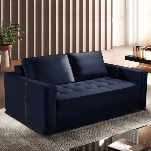 Sofá cama Df azul oscuro Atalaia