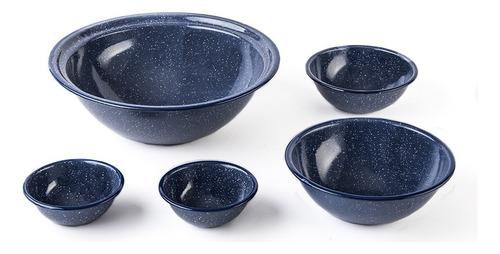 Juego De Bowls Para Ensaladas De Peltre 5 Color Morado