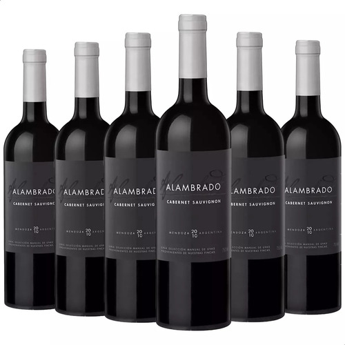 Vino Alambrado Cabernet Sauvignon Tinto 750ml - Pack X6 Unid