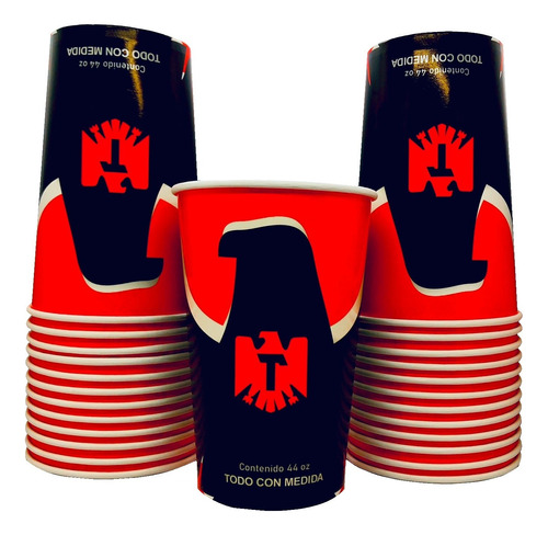 Vaso Desechable Cerveza Michelada 44 Oz Paquete 25 Pz Tecate