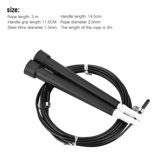 Cuerda De Saltar Con Velocidad Ajustable, Cable De Acero Par