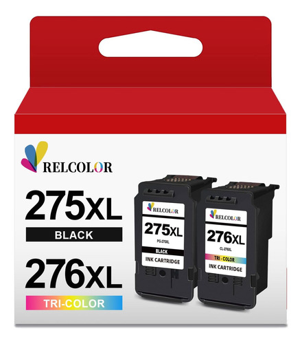 Relcolor 275xl 276xl Reemplazo Del Cartucho De Tinta Par225