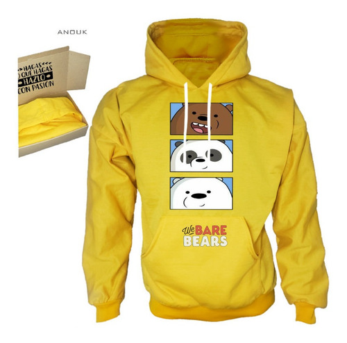 Imagen 5 de 10 de Buzo Hoodie Personalizado Saco Osos Escandalosos Estampado