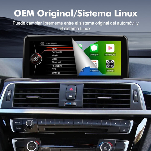 Estéreo Carplay Airplay Para Bmw X5 E70/x6 E71 Ccc Bt Gps
