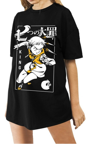 Remeron Mujer Seven Deadly Sins Siete Pecados King Remera