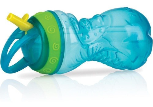 Copo Infantil Com Canudo Rígido Retrátil Acqua 300ml Nuby