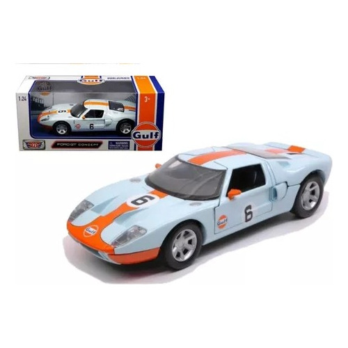 Ford Gt Concept Gulf Escala 1:24 Motormax Hobbies Norberto