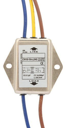 Filtro Monofásico Cw1b-10a L (040) Emi Power Filter