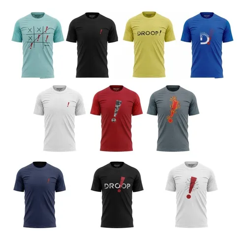 Kit 10 Camisetas Camisas Masculinas Baratas Promo o Frete gr tis