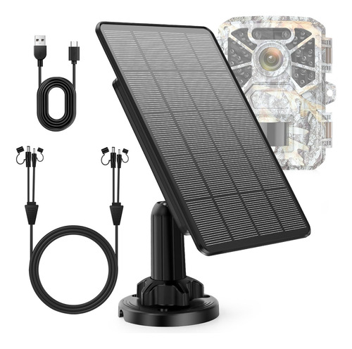 Hawkray Pro Camara De Rastro Panel Solar Dc 12v/1a 6v/1.5a C