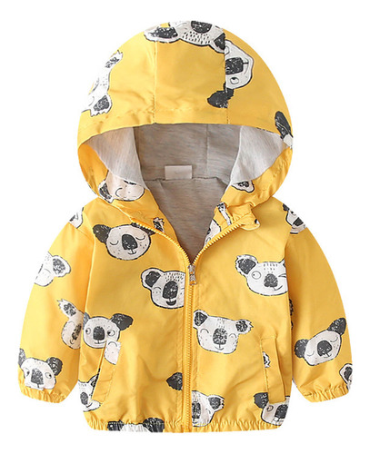 Chaqueta Con Estampado Soft Girls Para Niños, Abrigo A Prueb