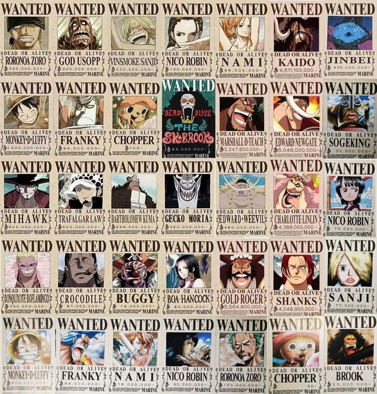 One Piece Wanted Todas Las Recompensas Antiguas Y Actuales Mercado Libre One Piece Wanted Todas Las Recompensas Antiguas Y Actuales Mercado Libre