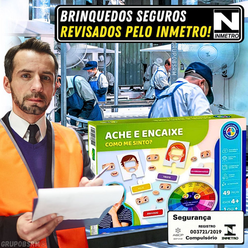 Jogo Das Emoções Ache Encaixe Como Me Sinto Expressão Facial
