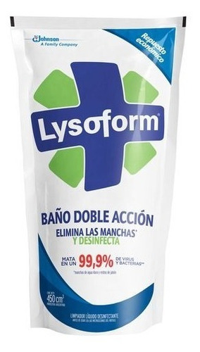 Lysoform Baño Dp 450 Ml X 2 Un