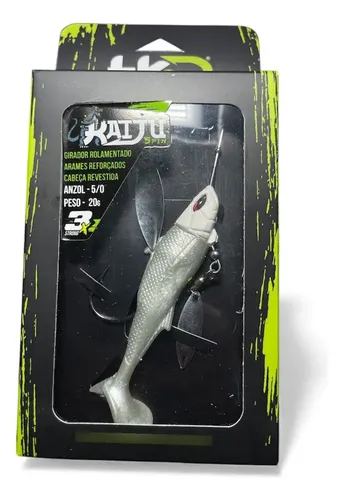 Isca Artificial Hkd Kaiju Spin Branco | MercadoLivre