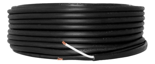 Cable Uso Rudo 2x#12 50m Color Negro