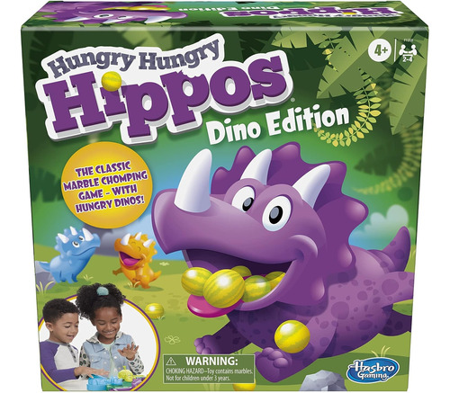 Juego De Mesa Hungry Hungry Hippos Dino Edition