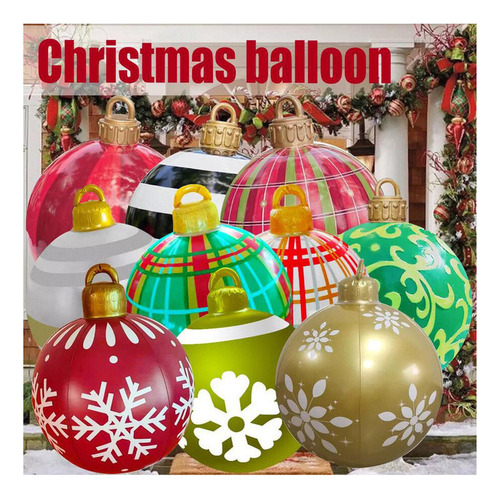 S Conjunto Esferas Navidenas Gigantes, Inflables, Exterior,