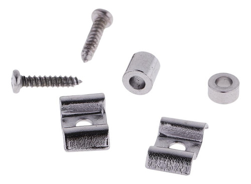 8 X 2 De Retenedores De Cadena De Árbol De Cuerda De Plata