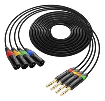 Comprar Cerrxian De 4 Canales Trs A Xlr Snake Audio Cable 98ft, Xlr