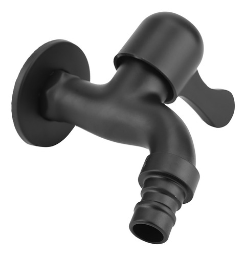 Grifo De Pared De Acero Inoxidable 304, Color Negro