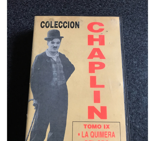 Charles Chaplin Vhs Original La Quimera De Oro Exc Est (Usado)