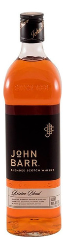 Whisky John Barrfinest Etiqueta Negra 4 Años 750ml