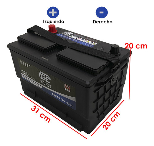 Batería Acumulador Premium Jac J7 1.5 L 2021 2022 Nueva G