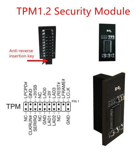 2025 Ho Placa De Módulo Tpm 1.2 De 20 Pines For Asus Msi