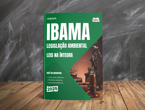 Apostila Ibama 2025 - Leis Na Íntegra - Legislação Ambiental - Editora Opção