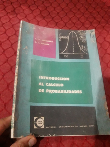 Libro Introducción Al Calculo De Probabilidades Gnedenko