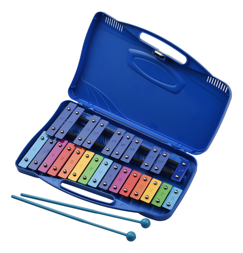 Glockenspiel Xilófono 25 Notas Percusión Educativo Con Estuc