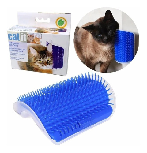 Masajeador De Pared Gatos Cepillo Peine Self Groomer  