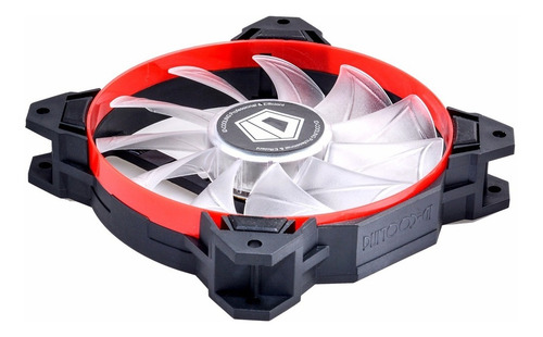 Imagen 5 de 9 de Cooler 120mm Id-cooling Pwm 1500rpm 62 Cfm Con Leds Rojos