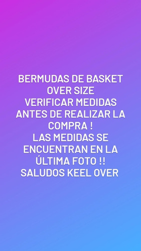 Bermuda Short Basket Hombre Rustico Keel Over Queens