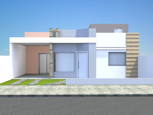 Projeto Arquitetônico Pa 2 Quartos + 1 Suíte 97m² Lote 9x15