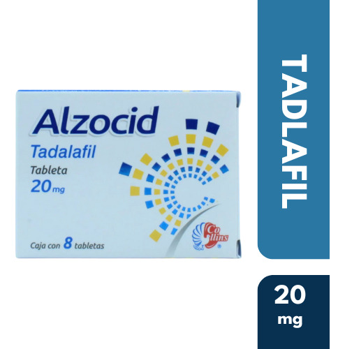 Alzocid Tadalafil 20mg - Collins, Con 8 Tabletas