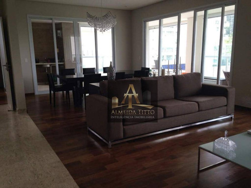 Magnifico Apartamento De Alto Padrão No Condomínio The Penthouses Tamboré - Confira! - Ap2450