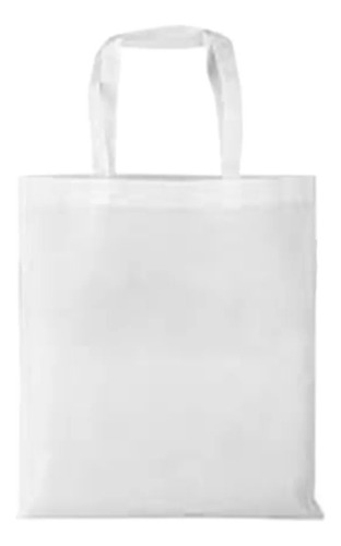 Bolsa Ecológica Para Sublimar 10 Pzs Blanca Non Woven