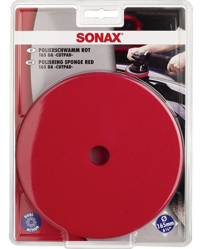 Pad Pulido Rojo 150mm Rotativa Sonax